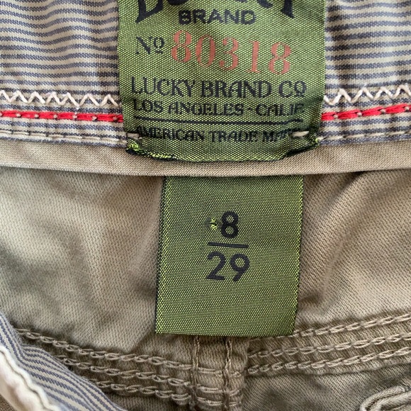 Lucky Brand Vintage Distressed Shorts Sz 8/29 - Picture 6 of 6